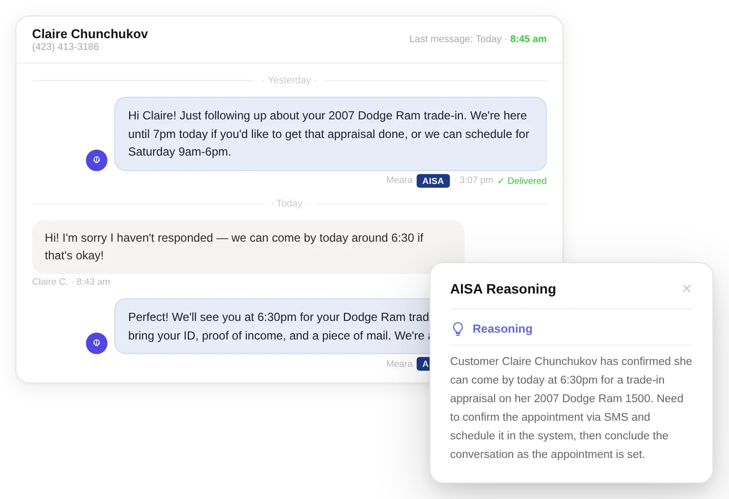 Built Into Your CRM, Not Bolted On
