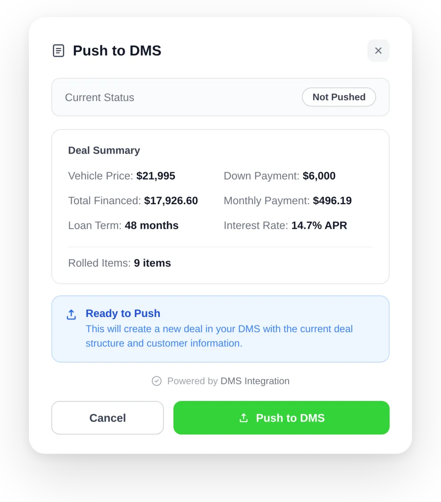 Every deal structured without leaving the CRM.