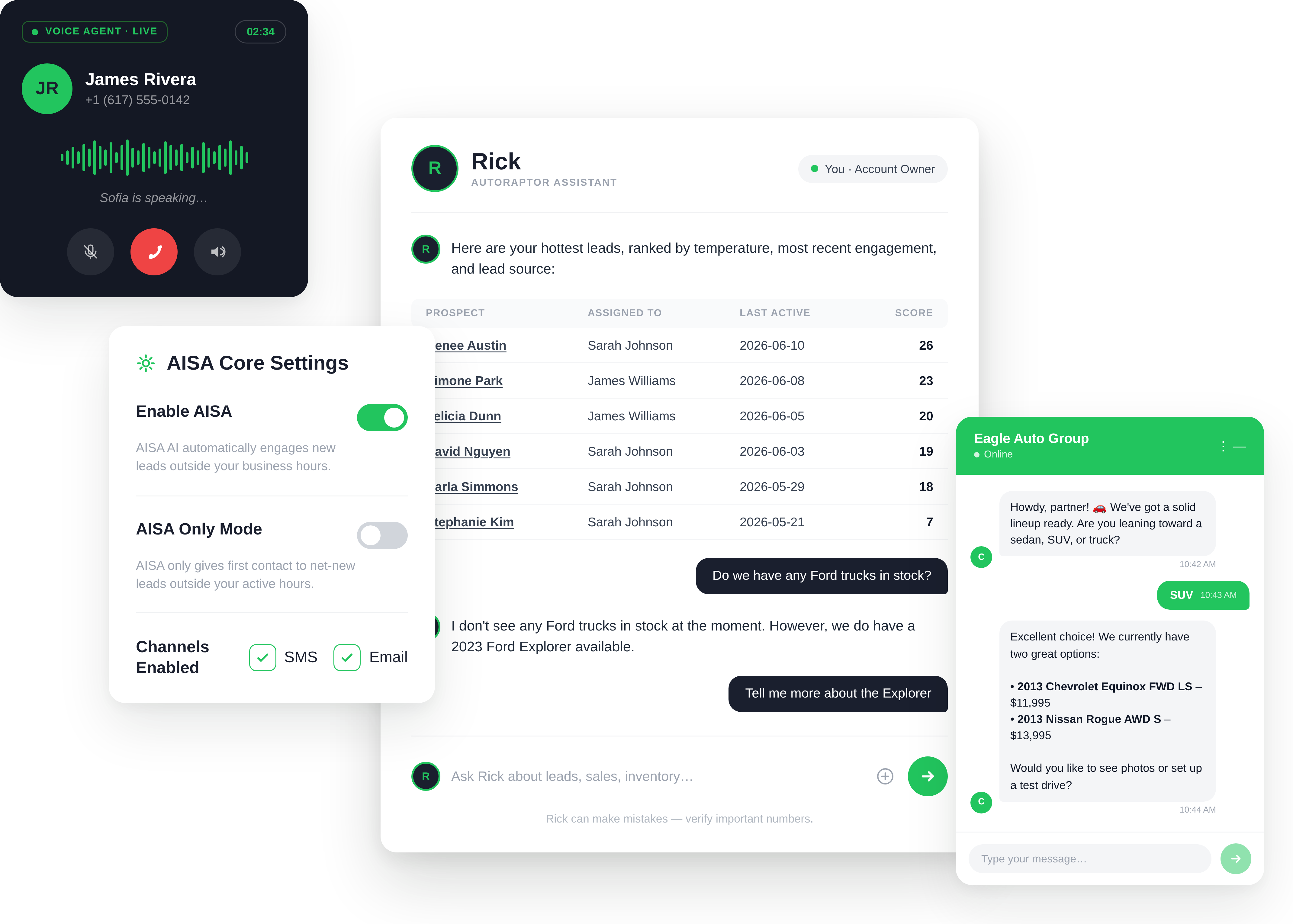 AutoRaptor AI CRM workflow